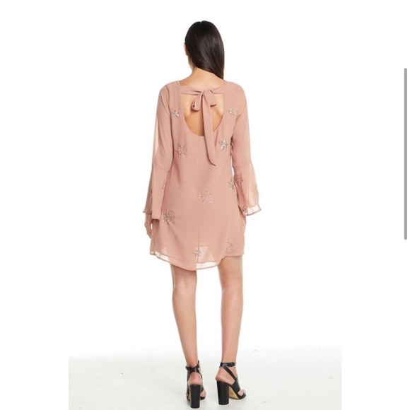 NWT Chaser Beaded Star Mini Dress - Picture 3 of 9
